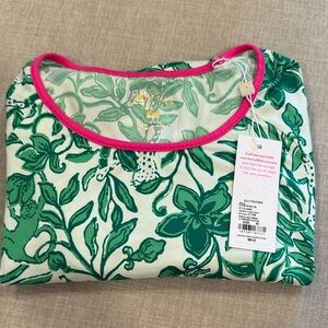 NWT- Lilly Pulitzer Green Floral Nightgown🩷